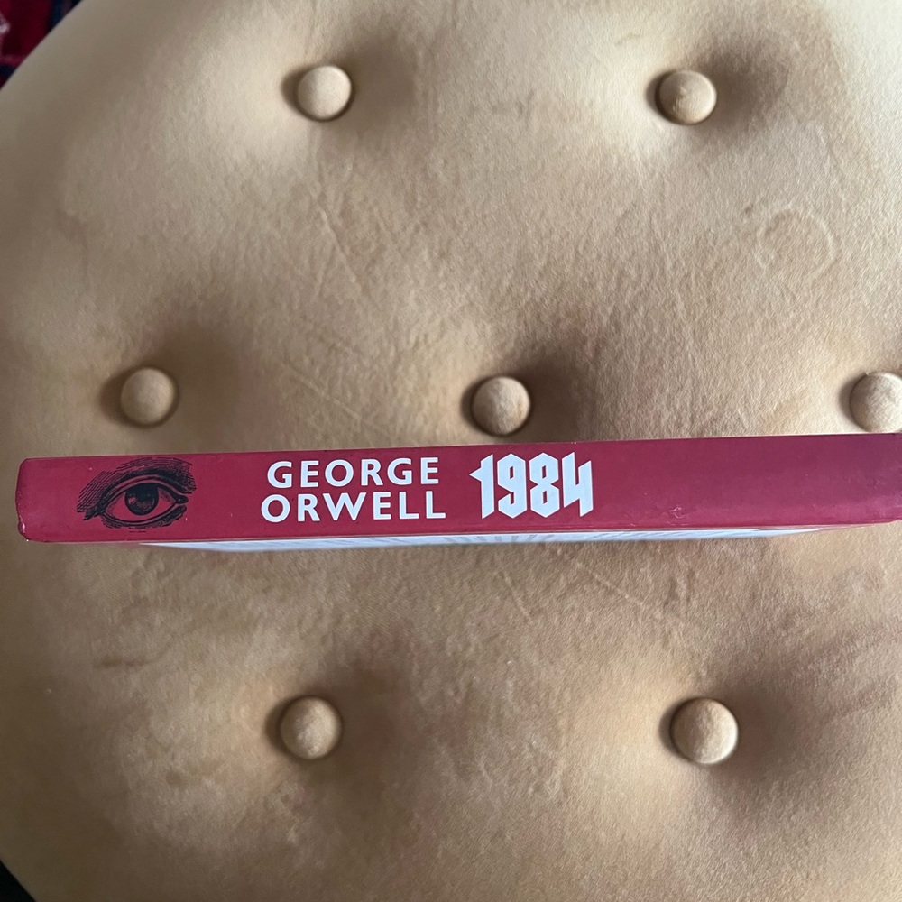 1984 by George Orwell Red Hardcover - Picture 3 of 3